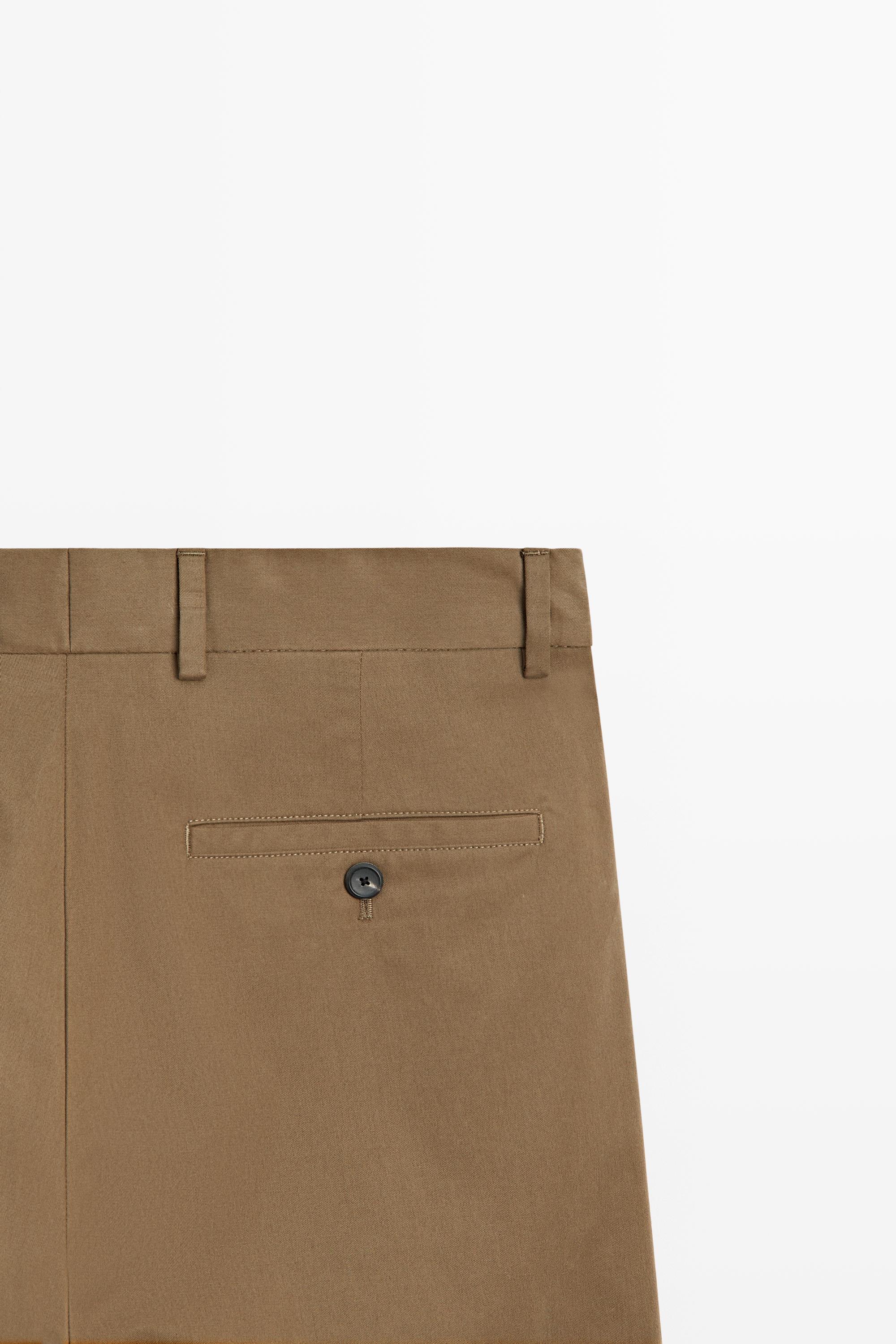 Pantalon relaxed fit en coton mélangé